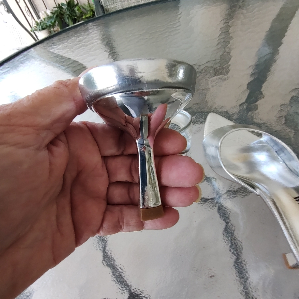 Fashion Nova Silver Sleek Sandal - Picture 7 of 8